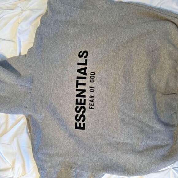 grey essentials hoodie - Picture 1 of 3